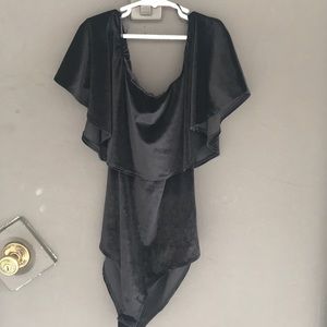 Velvet bodysuit never worn
